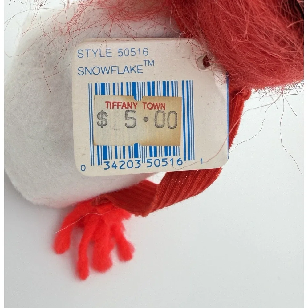Vintage Norfin Troll Frostbite Snowflake Snowman Dolls 5433 50516 Tags Lot Of 3